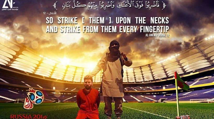 Σοκάρει η αφίσα του ISIS με αιχμάλωτο των Τζιχαντιστών τον Μέσι (εικόνα)