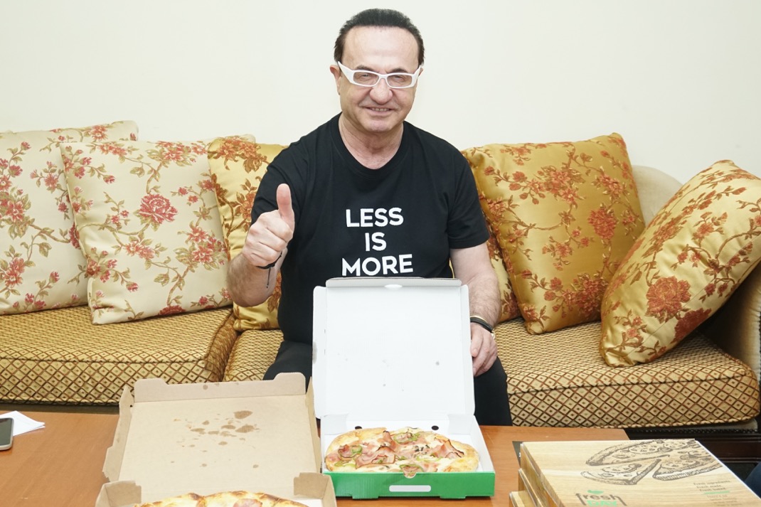 Την καλύτερη Pizza (Fresh Day) της Θεσσαλονίκης προτιμάει ο Λευτέρης Πανταζής (εικόνες)