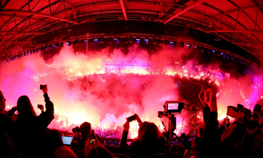 Στην κορυφή των Ultras η φιέστα του ΠΑΟΚ (video)