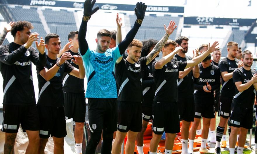 Με όλους τους ποδοσφαιριστές του ταξίδεψε στον Βόλο ο ΠΑΟΚ για τον αυριανό τελικό