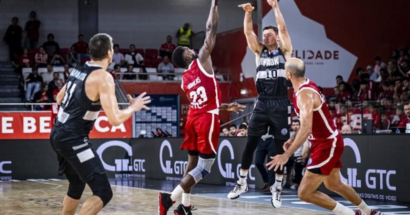Ένας αγνώριστος ΠΑΟΚ διασύρθηκε με 94-72 από την Μπενφίκα στη Λισαβόνα