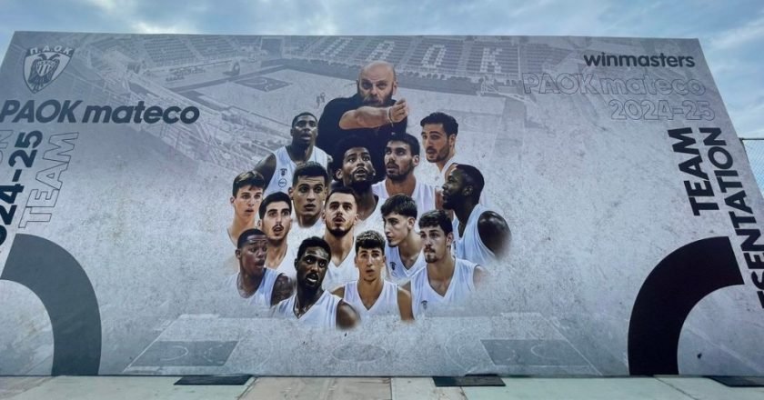 Aποθέωση  στην παρουσίαση του μπασκετικού ΠΑΟΚ στη Νέα Μηχανιώνα