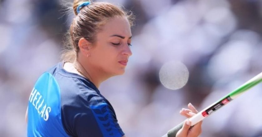 Την τέταρτη θέση στον τελικό του ακοντισμού F56 των Παραολυμπιακών Αγώνων πήρε η Τάνια Κεραμυδά