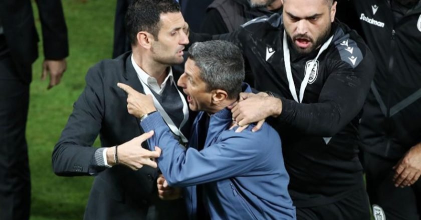 Ένταση μετά την λήξη του ντέρμπι στην ΟΠΑΠ Αρένα