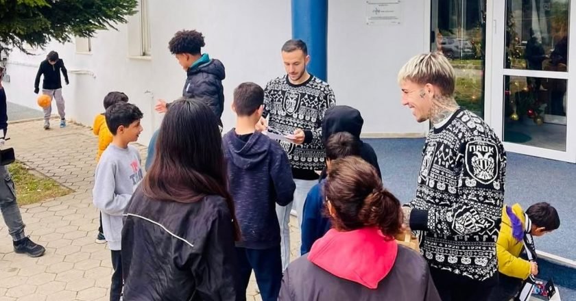 H ξεχωριστή κίνηση των παικτών του ΠΑΟΚ…ενόψει των εορτών των Χριστουγέννων