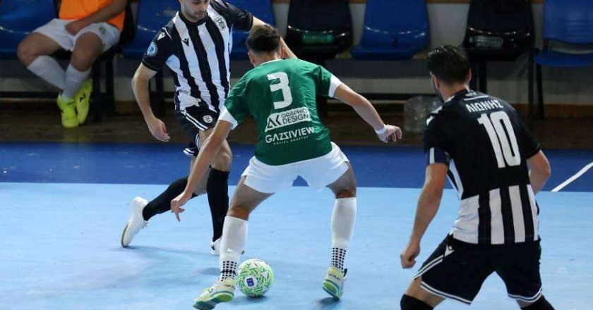 Futsal: Σήμερα (19/3) ΠΑΟΚ-Παναθηναϊκός στους «8» του Κυπέλλου