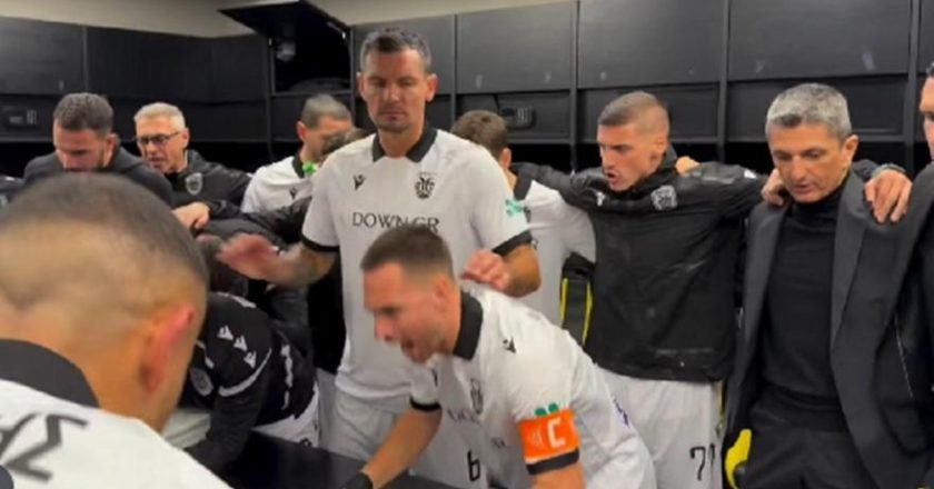 Ο Αντρίγια Ζίβκοβιτς είχε τον τελευταίο λόγο στ’ αποδυτήρια του ΠΑΟΚ πριν το ντέρμπι με την ΑΕΚ