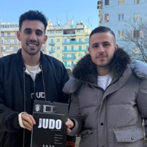 ΑΣ ΠΑΟΚ-Οι Μιχαηλίδης-Πέλκας δίπλα στο τζούντο