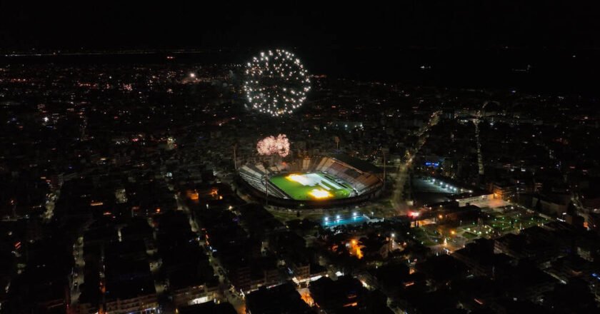 Ο ΠΑΟΚ υποδέχτηκε το 2026, μία χρονιά ορόσημο για τον σύλλογο, με ένα εντυπωσιακό pyroshow στο γήπεδο της Τούμπας