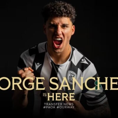 Την απόκτηση του Χόρχε Σάντσες από την Κρουζ Αζούλ ανακοίνωσε και επίσημα ο ΠΑΟΚ