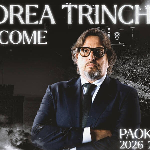 Επίσημη… μορφή πήρε η συμφωνία του ΠΑΟΚ με τον Αντρέα Τρινκέρι για την ανάληψη της τεχνικής ηγεσίας της ομάδας