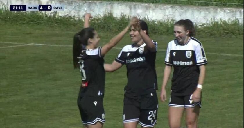 Φόβο και τρόμο προκαλούν τα κορίτσια του ΠΑΟΚ, με τον «Δικέφαλο του Βορρά» να συνεχίζει ακάθεκτος τις υψηλές πτήσεις