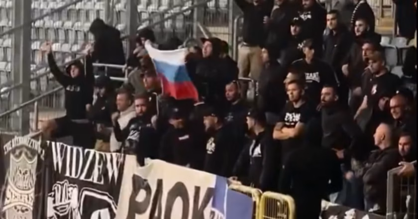 Αιχμηρή επιστολή της Ντιναμό Κιέβου στην UEFA για τη ρωσική σημαία στην κερκίδα των οπαδών του ΠΑΟΚ