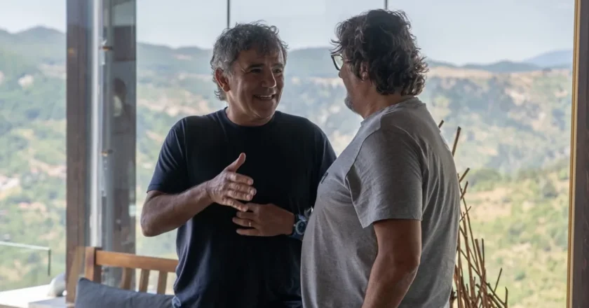 Ο Μυστακίδης στο Μέτσοβο μαζί με την αποστολή του ΠΑΟΚ